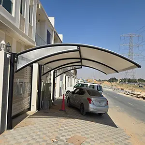 HDPE car parking shade