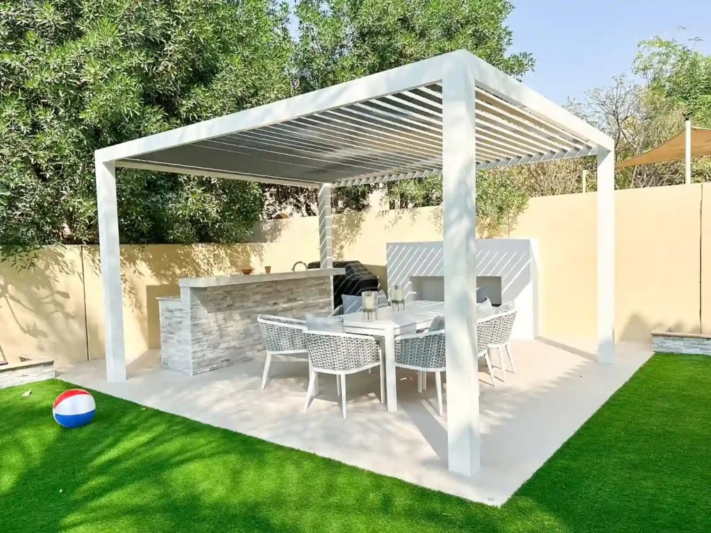 alt="new outdoor pergola"